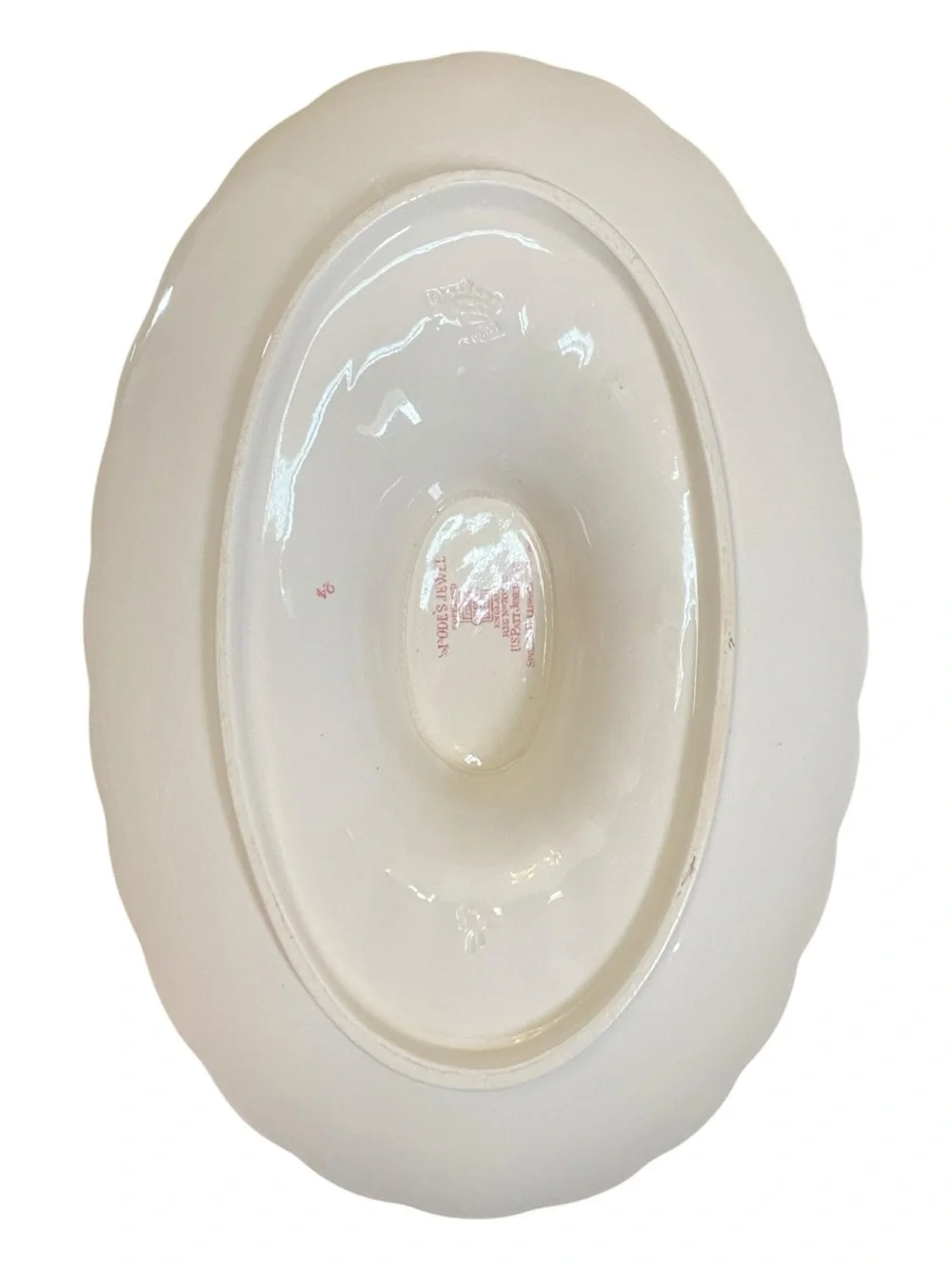 Spode’s Jewel Copeland Billingsley Rose Scalloped Gravy Boat Antique 1920s